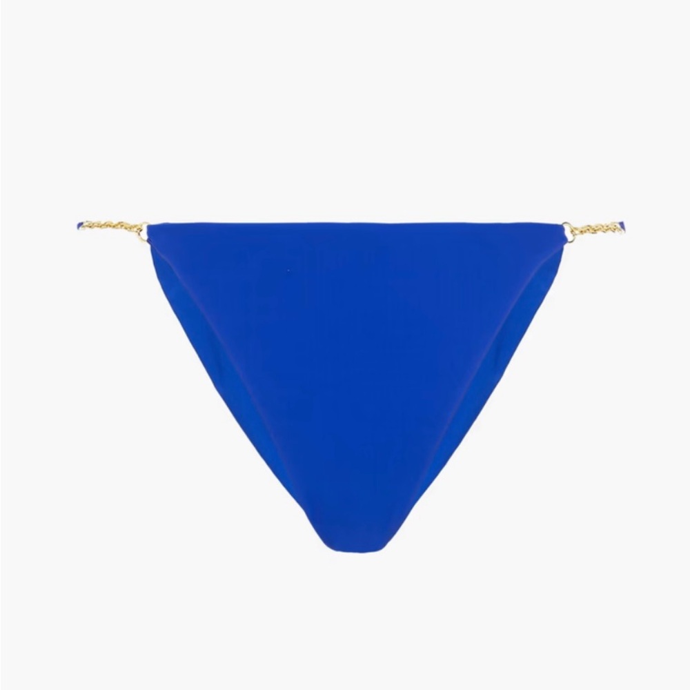 VIX PAULA HERMANNY Chain-trimmed mid-rise bikini briefs NWT S